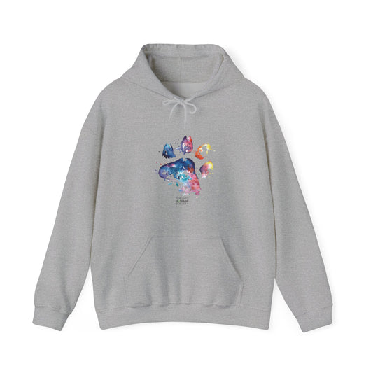 Unisex Hooded Sweatshirt - Paw Print