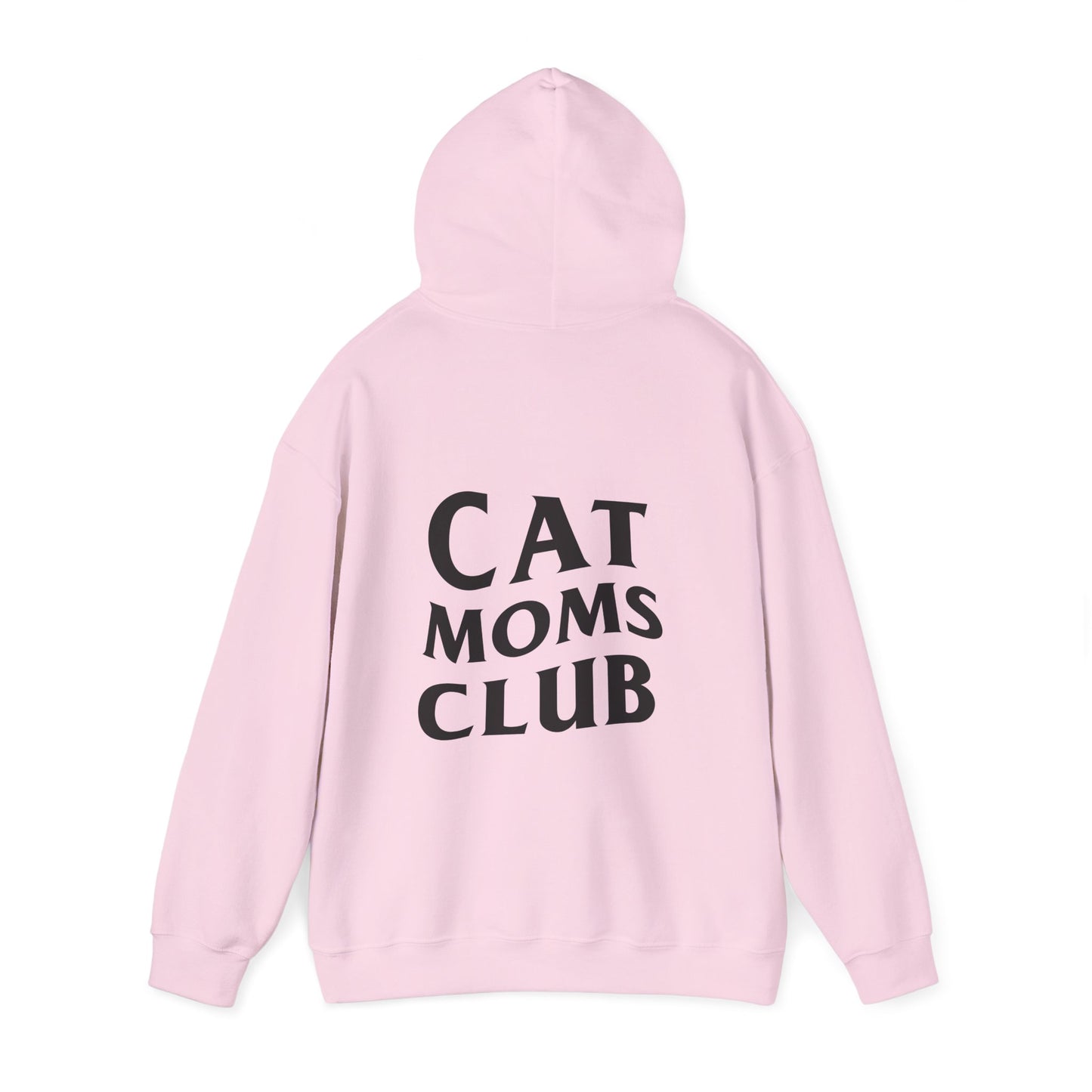 Cat Moms Club, Back Design - Hoodie