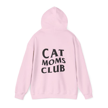 Cat Moms Club, Back Design - Hoodie