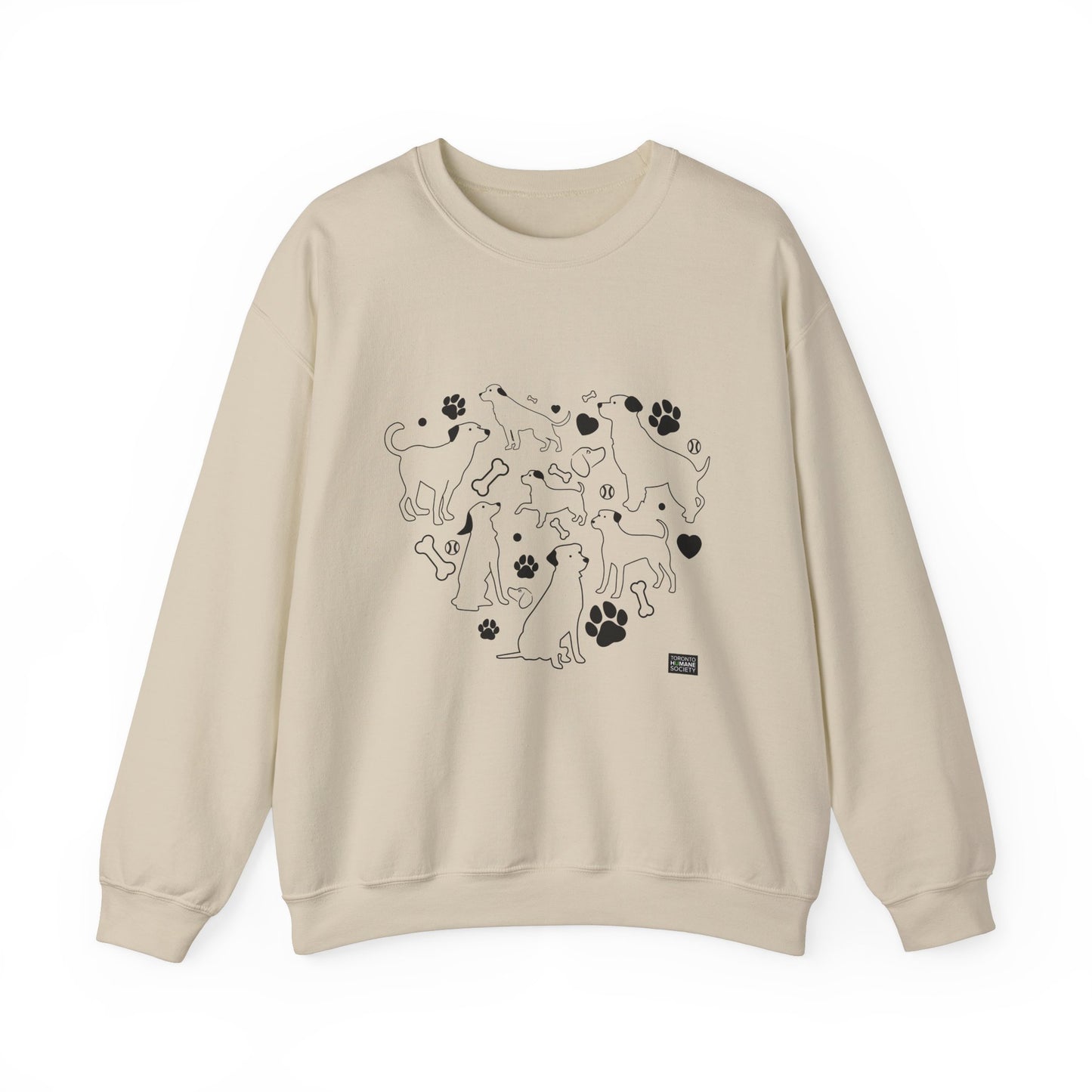 Unisex Crewneck Sweatshirt - Dog Heart