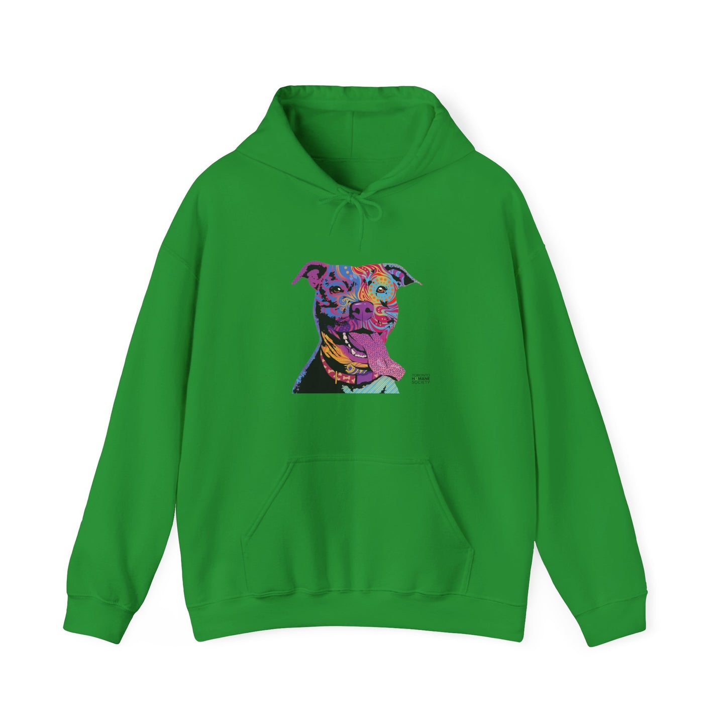 Unisex Hooded Sweatshirt - Abstract Dog
