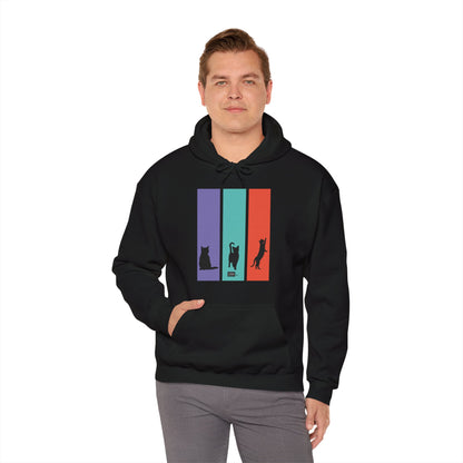 Unisex Hoodie - Cat Silhouette