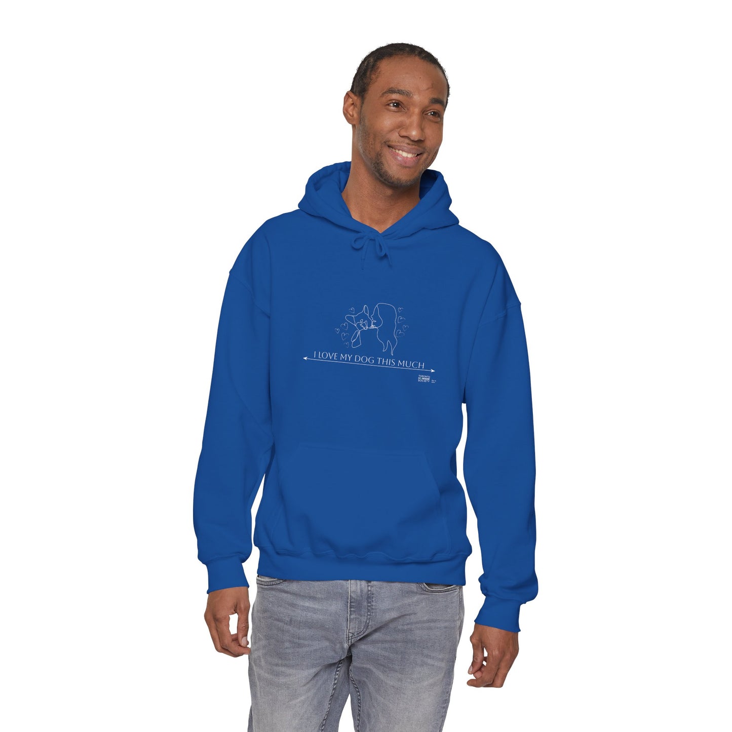 Unisex Hooded Sweatshirt - I Love My Dog This Much