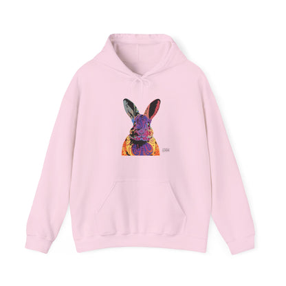 Unisex Hooded Sweatshirt - Abstract Rabbit