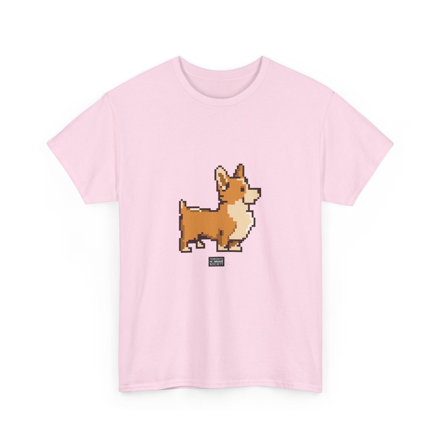 Unisex Cotton Tee - Pixelated Dog