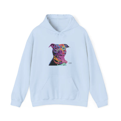 Unisex Hooded Sweatshirt - Abstract Dog