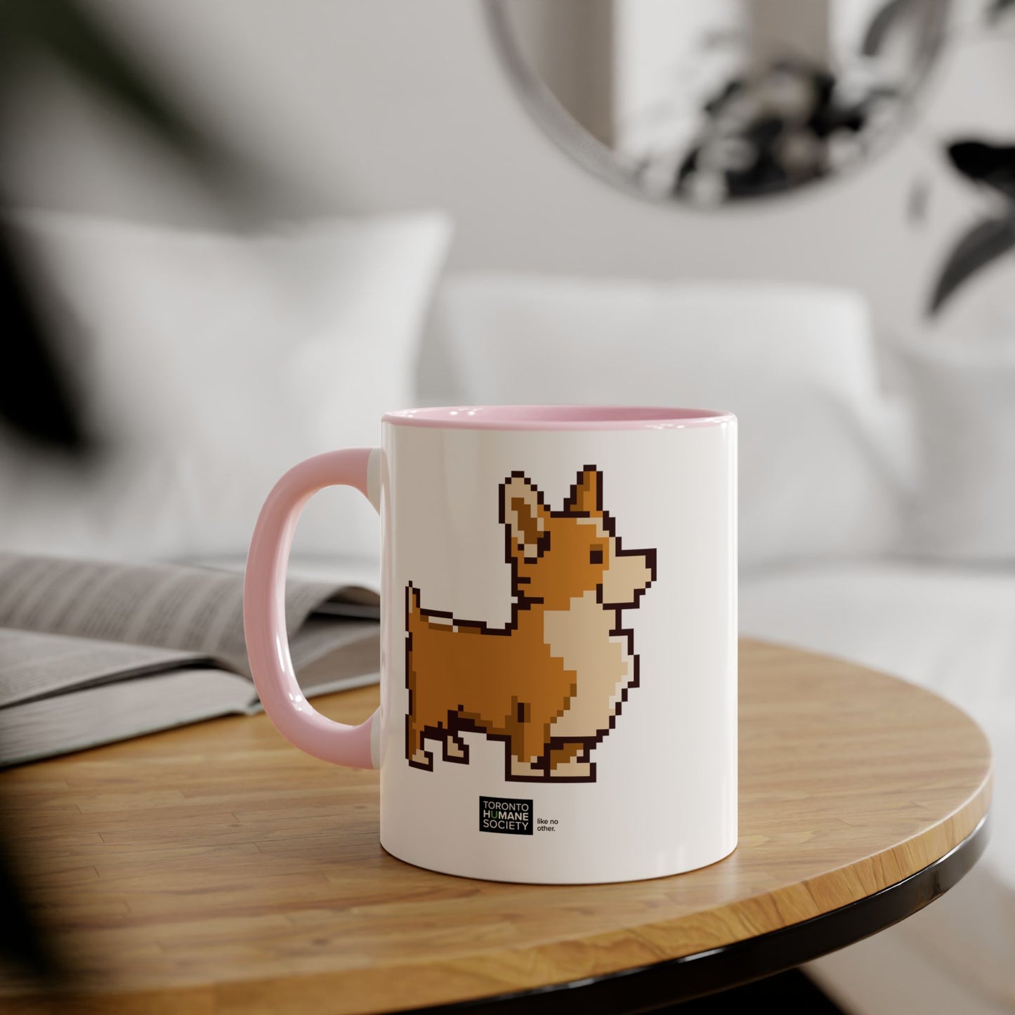 Accent Mug - Pixelated Dog