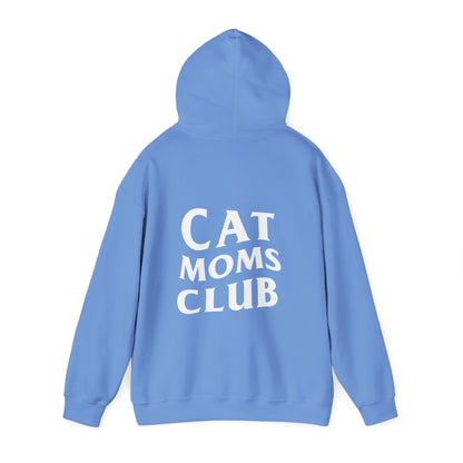 Cat Moms Club, Back Design - Hoodie