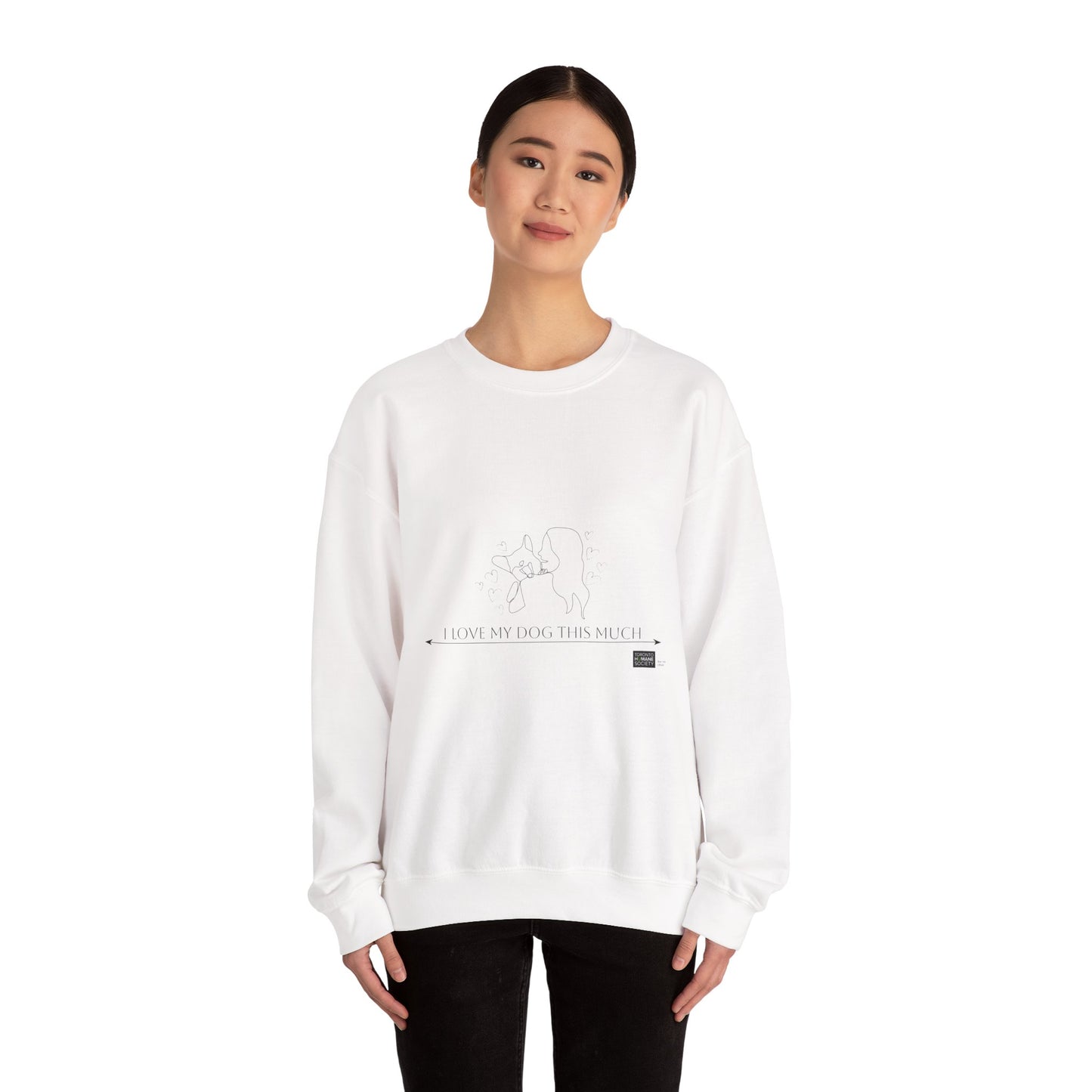 Unisex  Crewneck Sweatshirt - I Love My Dog This Much