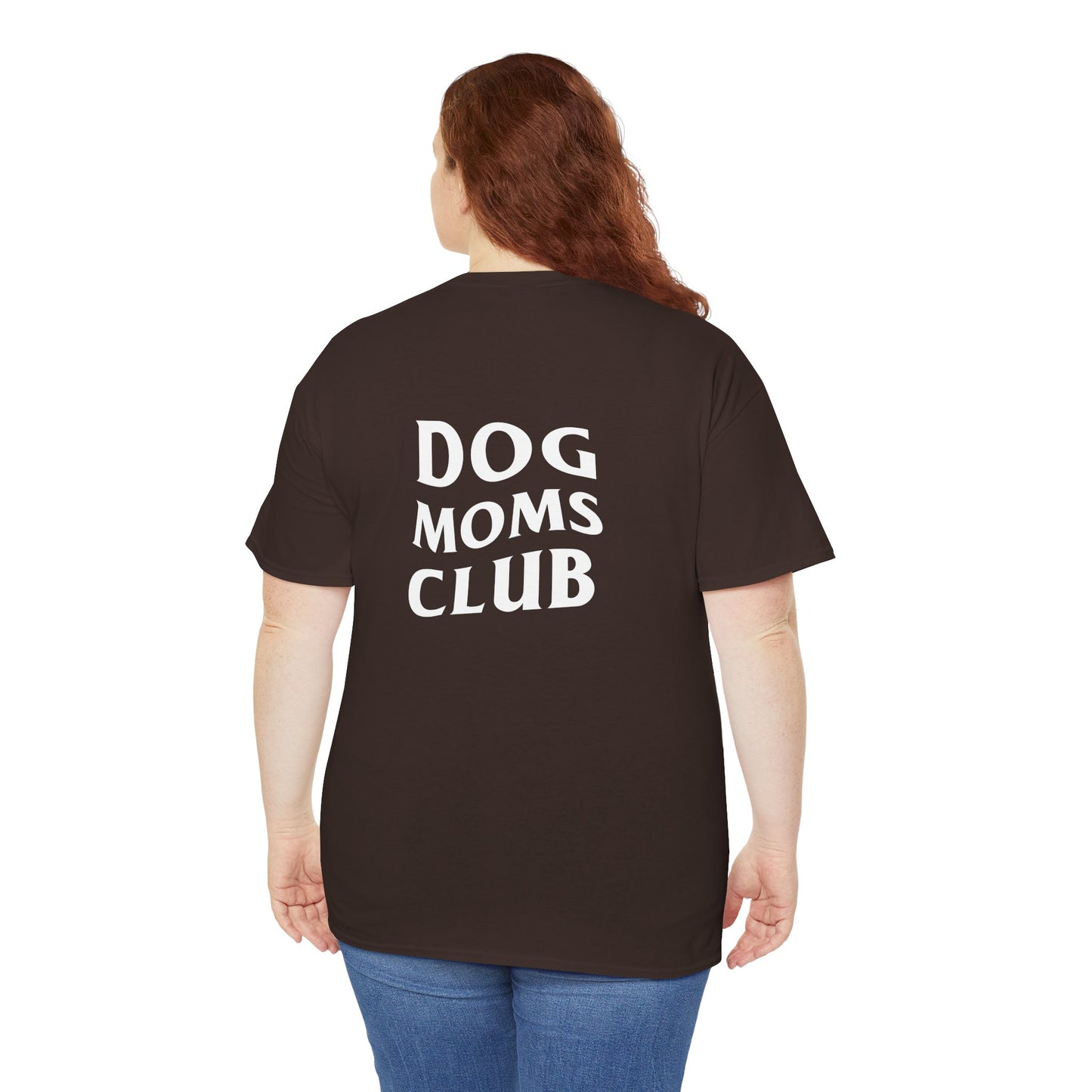 Dog Moms Club, Back Design - Cotton Tee