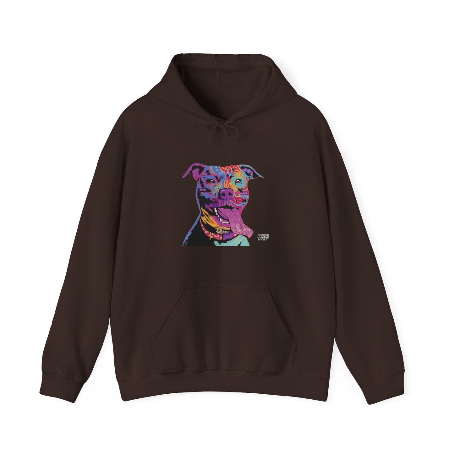 Unisex Hooded Sweatshirt - Abstract Dog