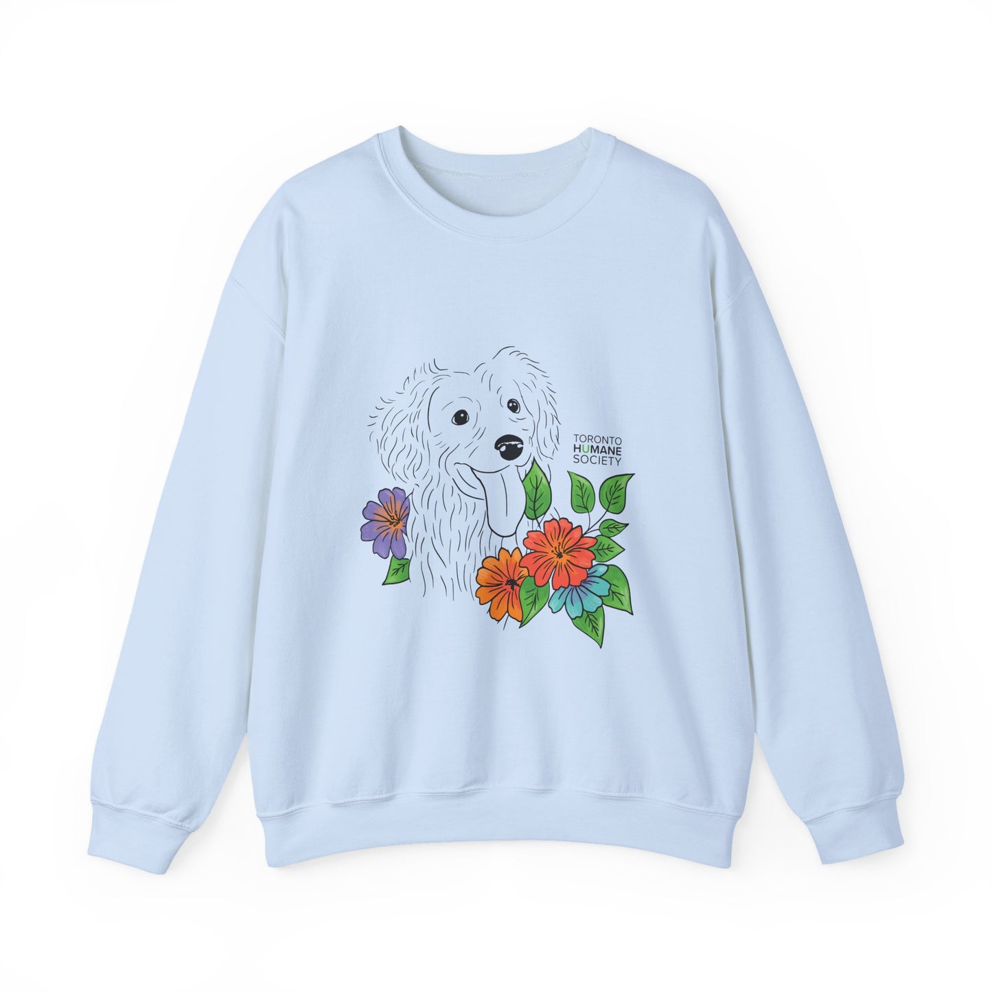 Sweatshirt - Floral Dog