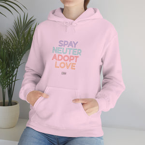 Unisex Heavy Blend™ Hooded Sweatshirt - Spay, Neuter, Adopt, Love
