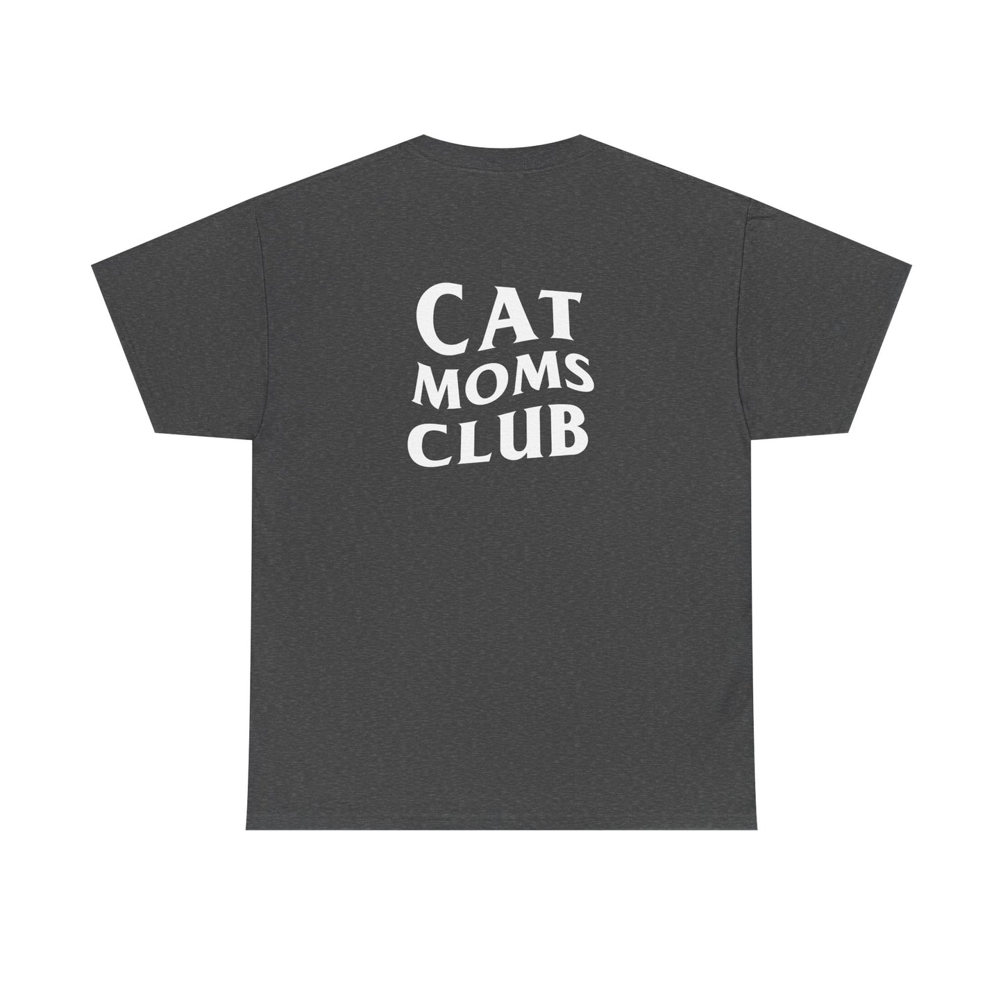 Cat Moms Club, Back Design - Cotton Tee