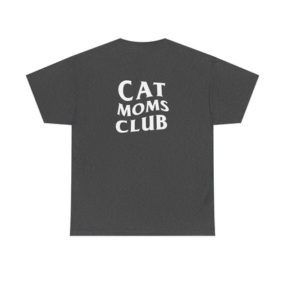 Cat Moms Club, Back Design - Cotton Tee