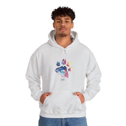 Unisex Hooded Sweatshirt - Paw Print