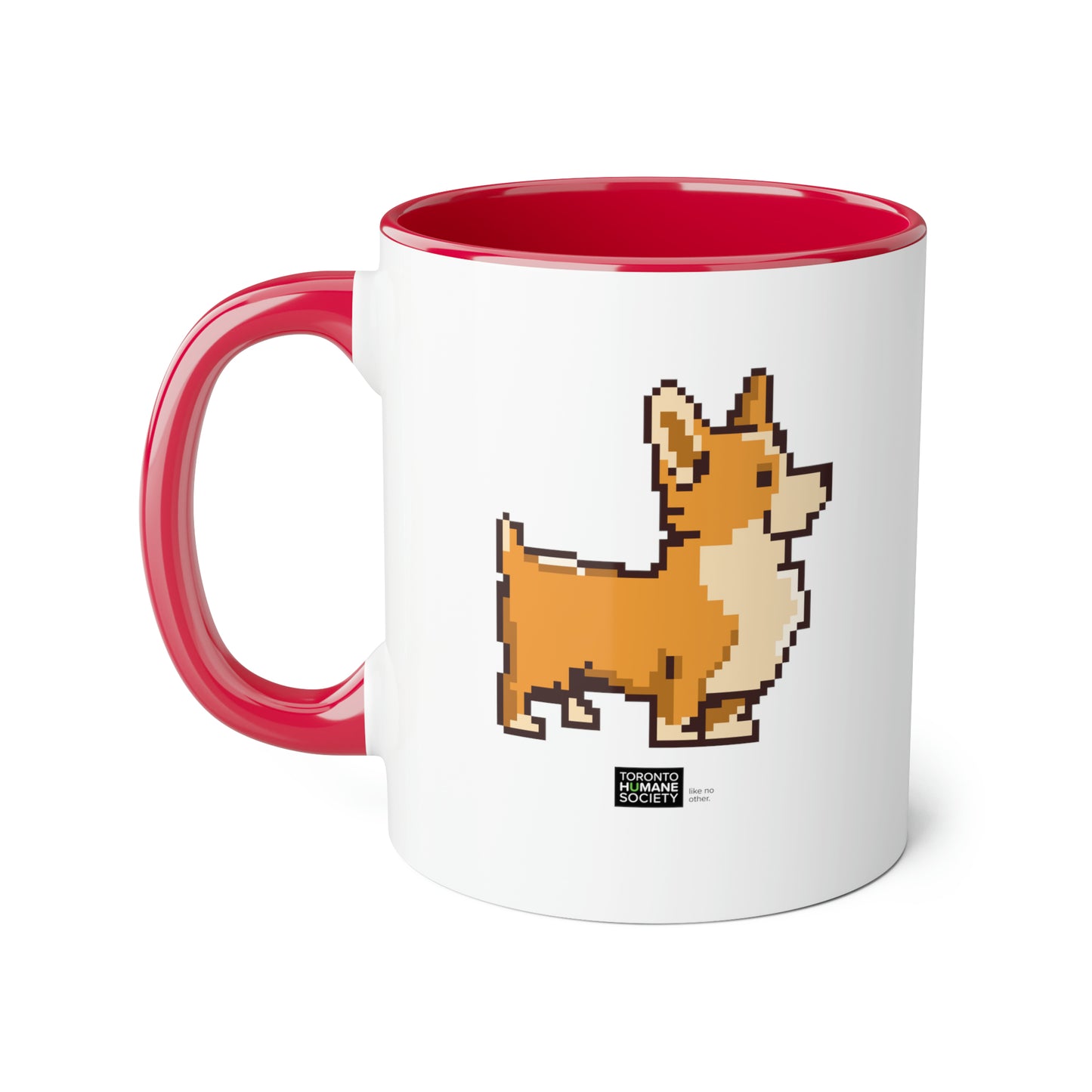 Accent Mug - Pixelated Dog