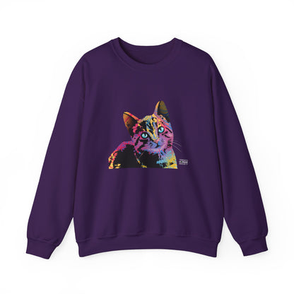 Unisex Sweatshirt - Cat Abstract