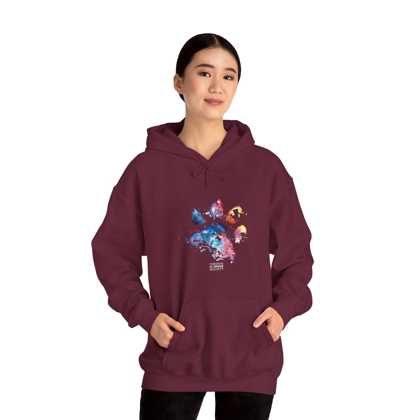 Unisex Hooded Sweatshirt - Paw Print