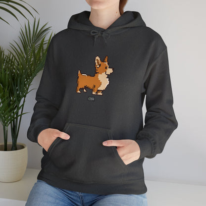 Unisex Hoodie - Pixelated Dog