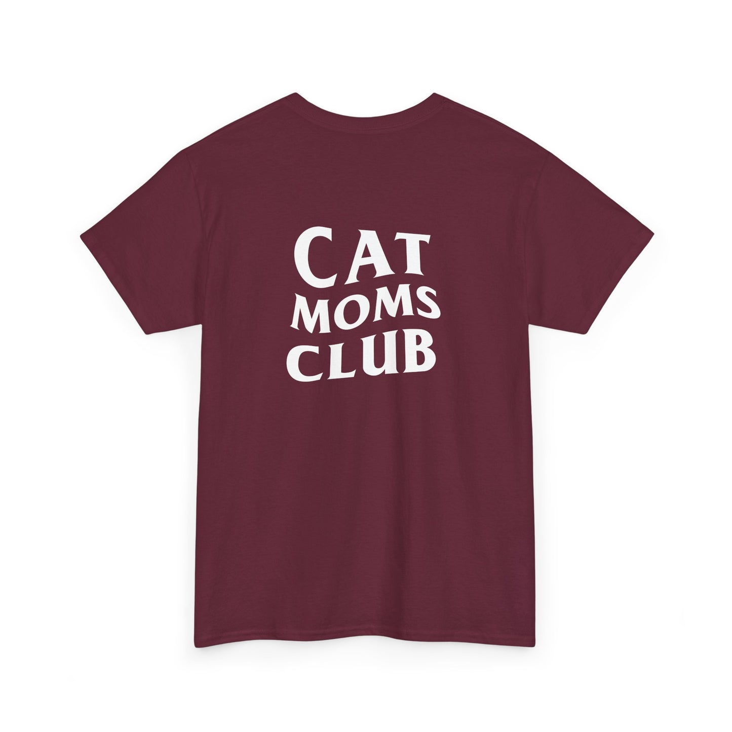 Cat Moms Club, Back Design - Cotton Tee