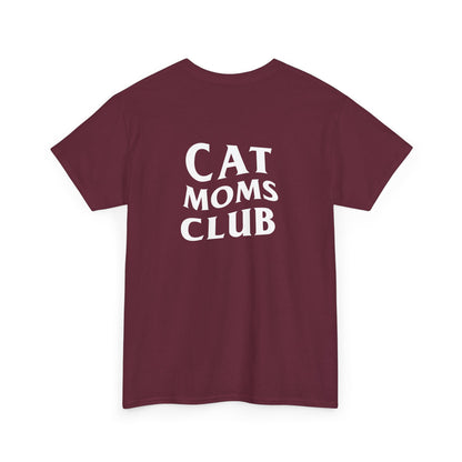 Cat Moms Club, Back Design - Cotton Tee