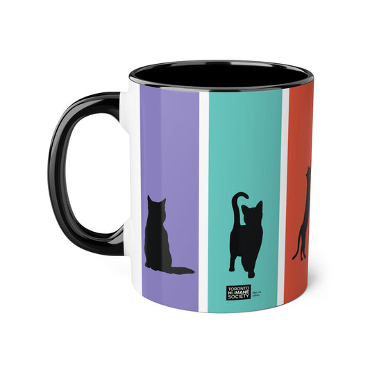 Accent Mug - Cat Silhouettes