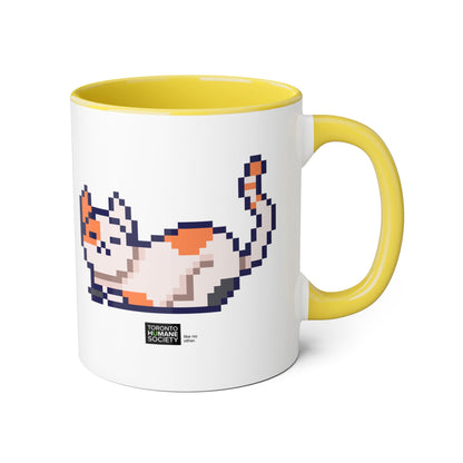 Mug - Pixelated cat