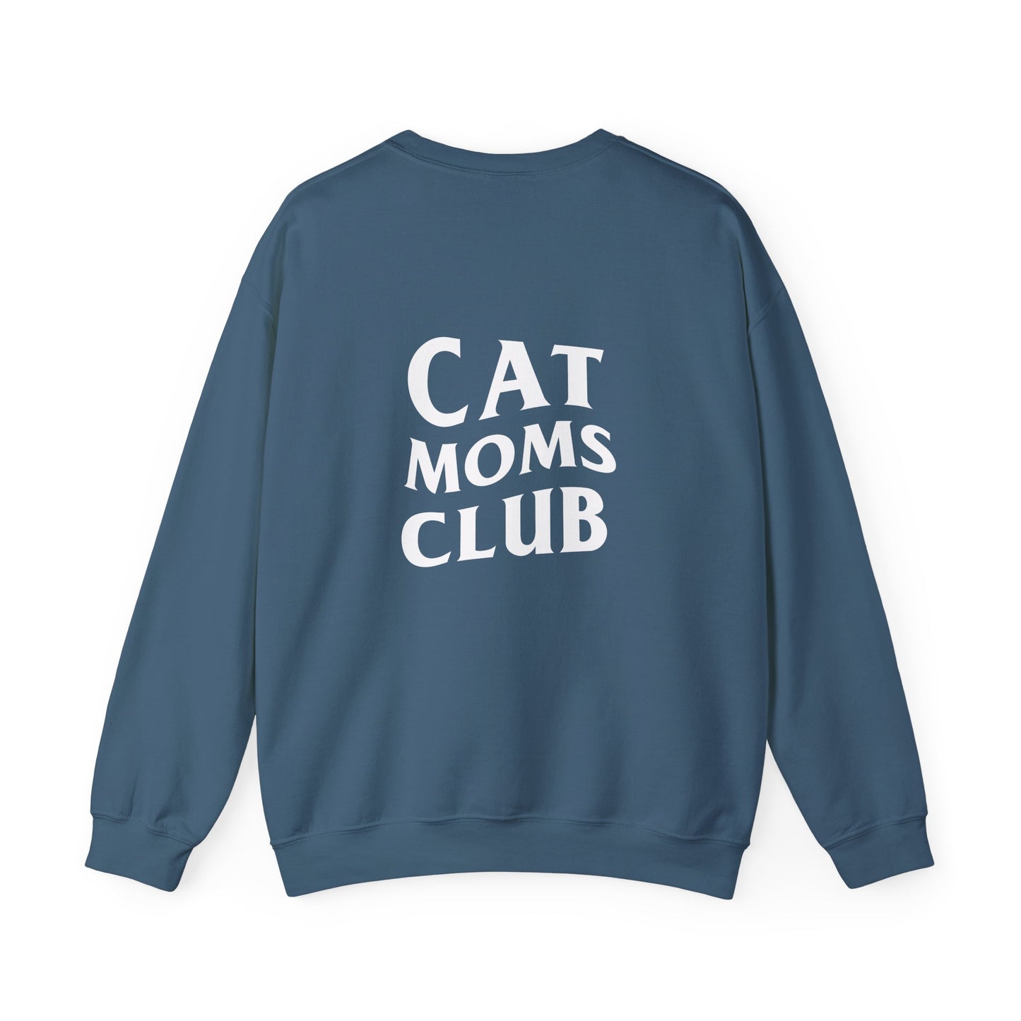 Cat Moms Club, Back Design - Sweatshirt