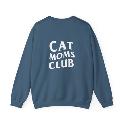 Cat Moms Club, Back Design - Sweatshirt