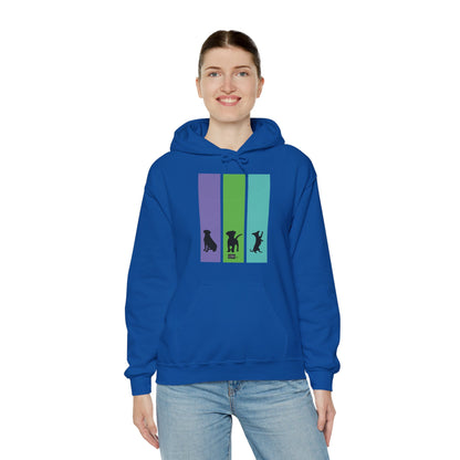 Unisex Hoodie - Dog Silhouettes