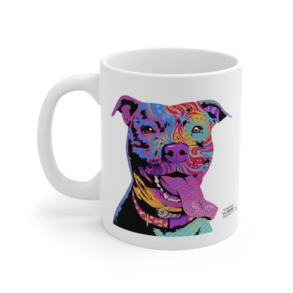 Ceramic Mug - Dog Abstract