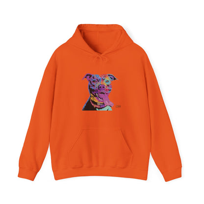 Unisex Hooded Sweatshirt - Abstract Dog