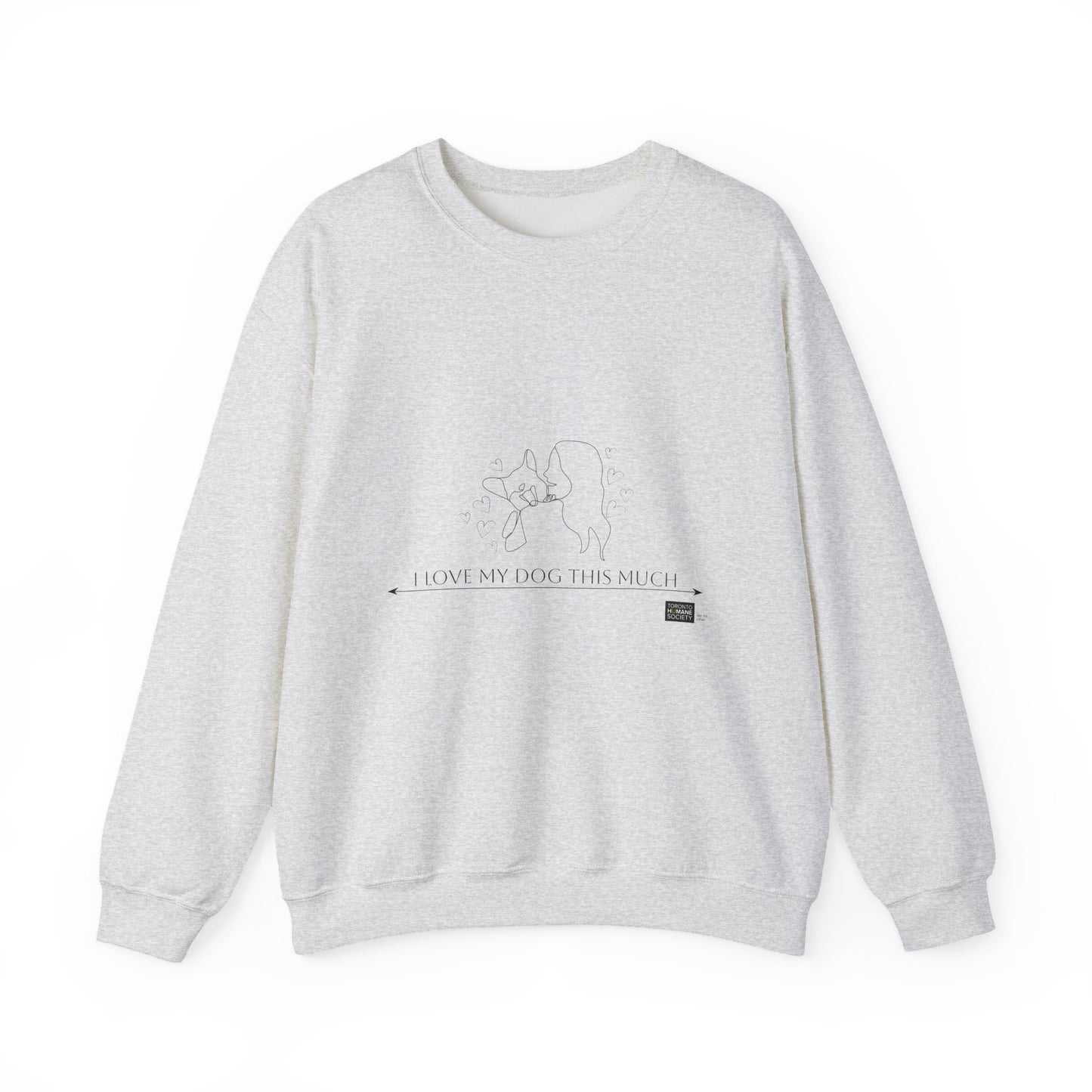 Unisex  Crewneck Sweatshirt - I Love My Dog This Much