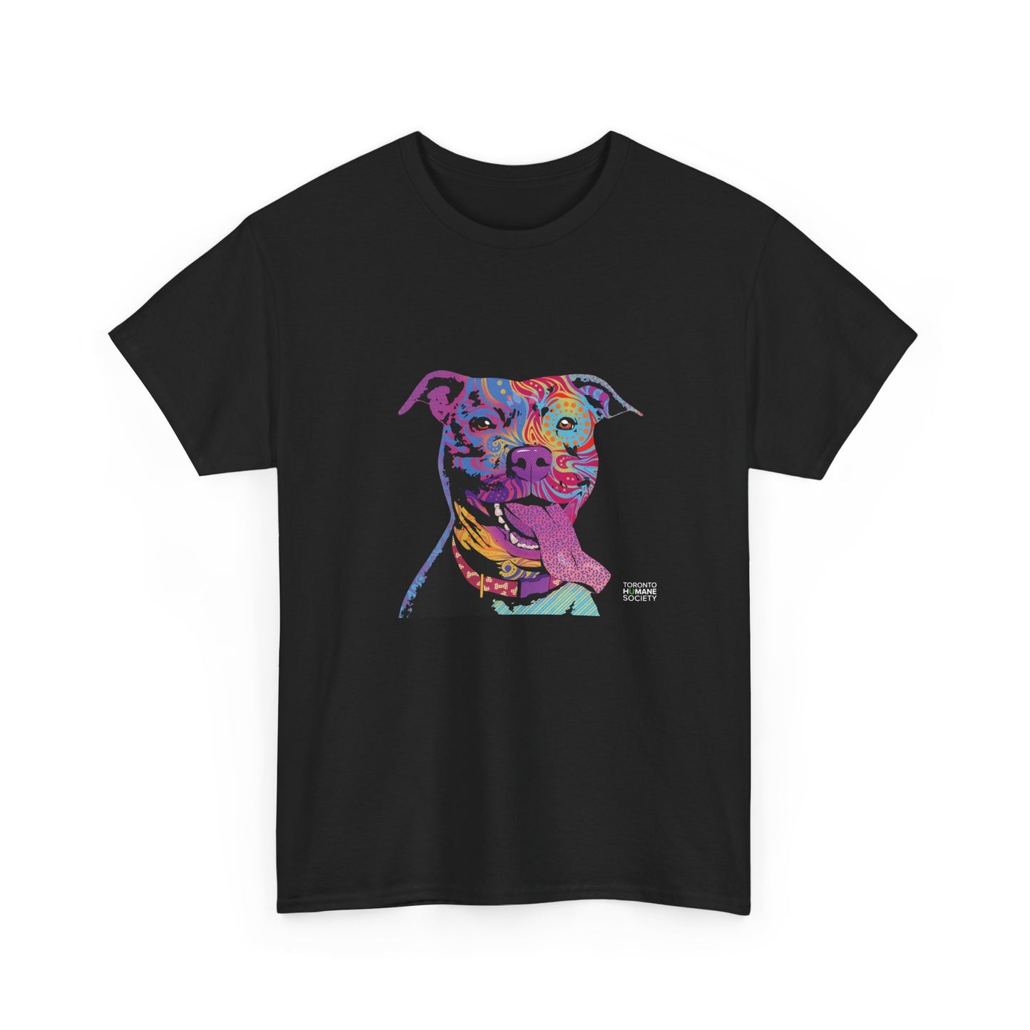 Unisex Cotton Tee - Abstract Dog