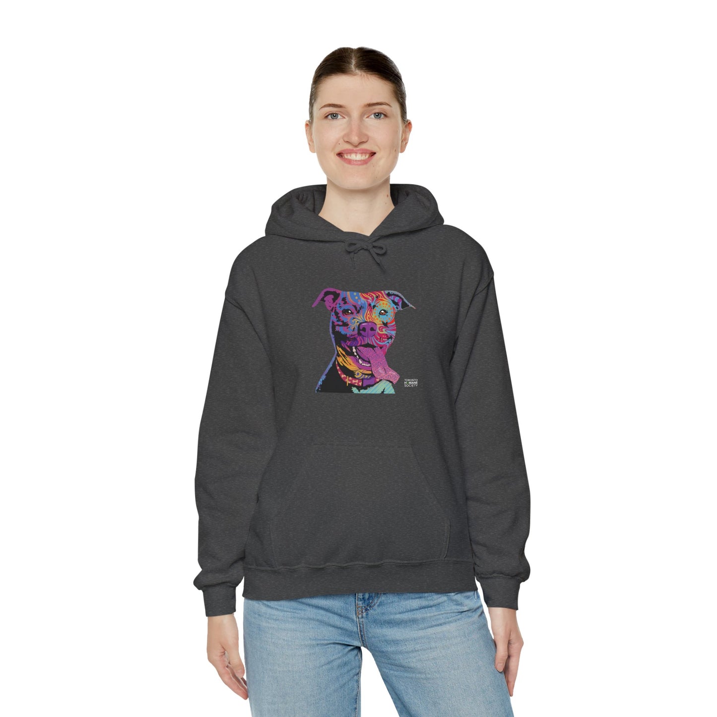 Unisex Hooded Sweatshirt - Abstract Dog