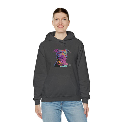 Unisex Hooded Sweatshirt - Abstract Dog