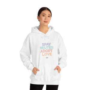 Unisex Heavy Blend™ Hooded Sweatshirt - Spay, Neuter, Adopt, Love