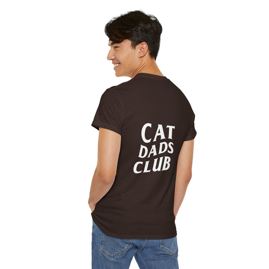 Cat Dads Club, Back Design - Cotton Tee
