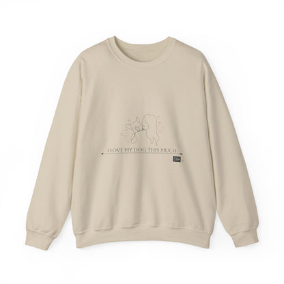 Unisex  Crewneck Sweatshirt - I Love My Dog This Much