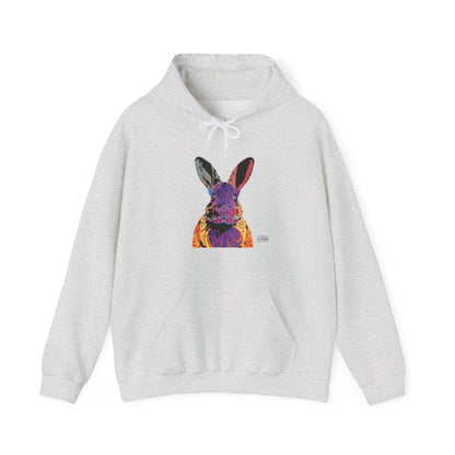 Unisex Hooded Sweatshirt - Abstract Rabbit