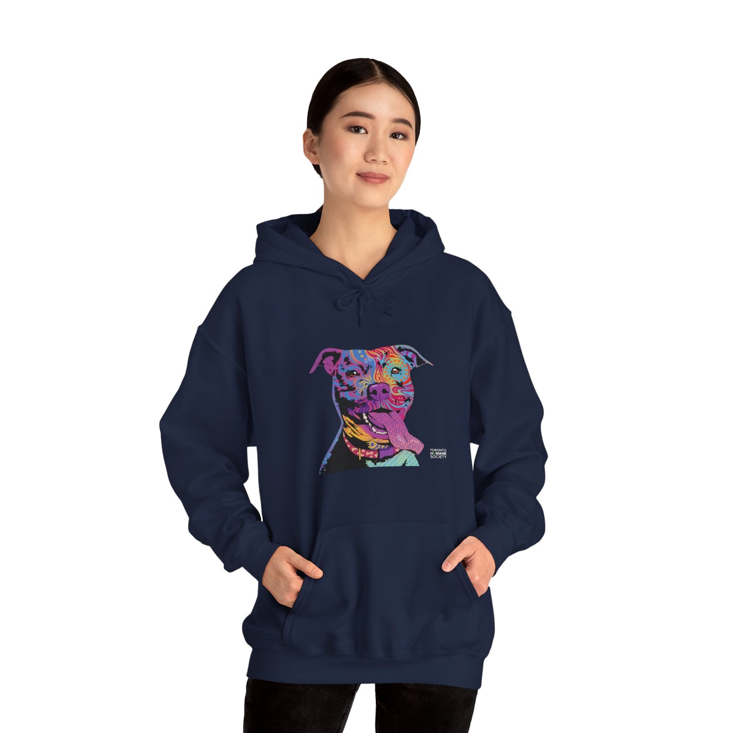 Unisex Hooded Sweatshirt - Abstract Dog