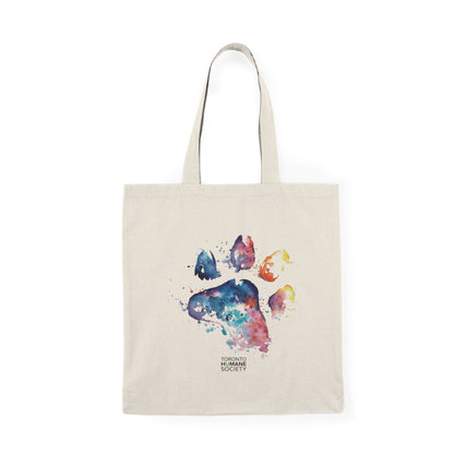 Natural Tote Bag - Paw Print