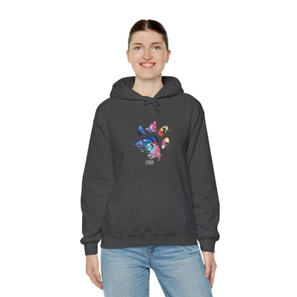 Unisex Hooded Sweatshirt - Paw Print