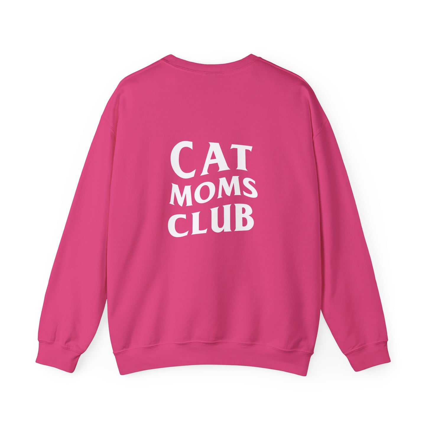 Cat Moms Club, Back Design - Sweatshirt