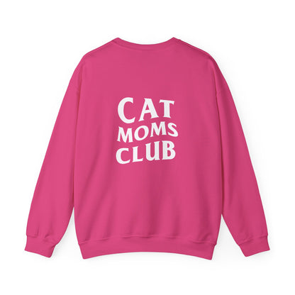 Cat Moms Club, Back Design - Sweatshirt