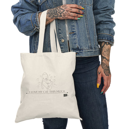 Tote Bag - I Love My Cat This Much