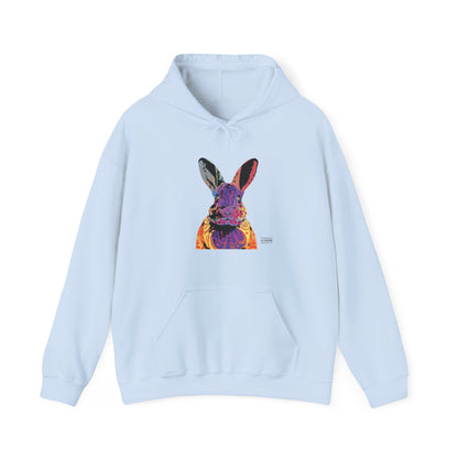 Unisex Hooded Sweatshirt - Abstract Rabbit