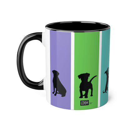 Accent Mug - Dog Silhouettes