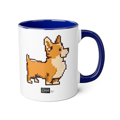 Accent Mug - Pixelated Dog